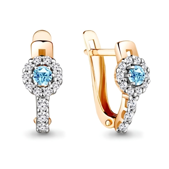 Серьги-конго из серебра