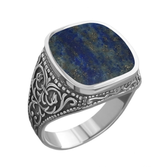 Кольцо из серебра с топазом