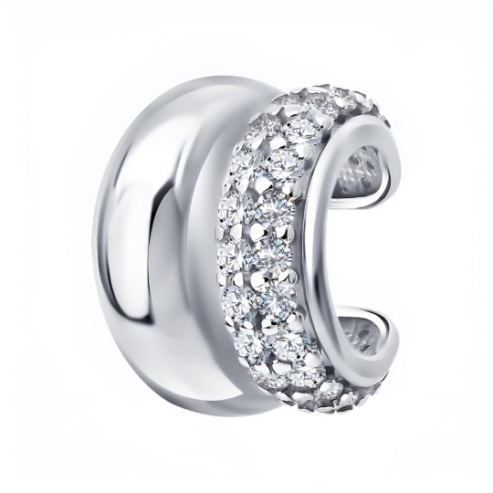 Серьги из серебра с аметистами