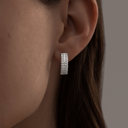 Серьги из серебра