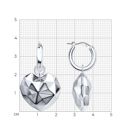 Серьги из серебра