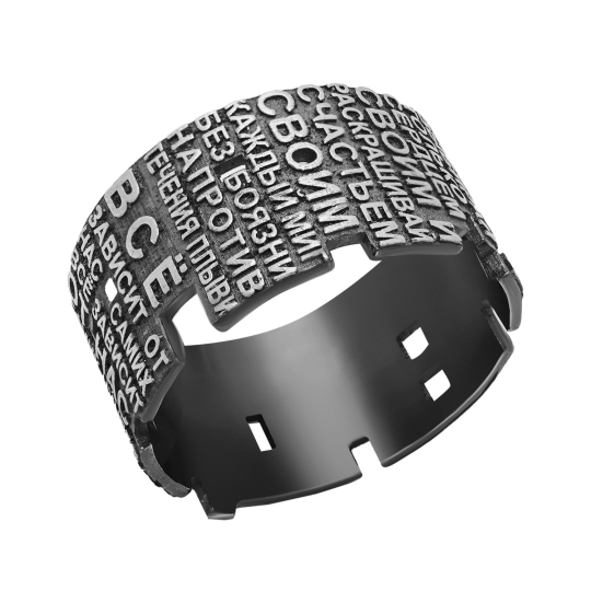 Кольцо из серебра со Swarovski Zirconia