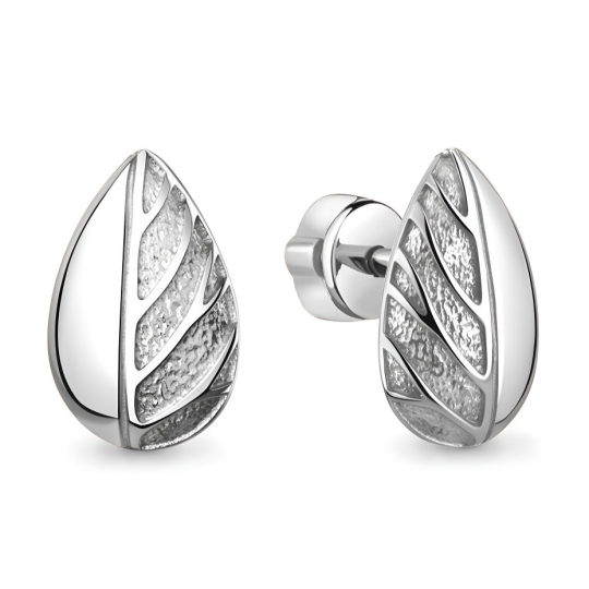 Серьга - кафф из серебра