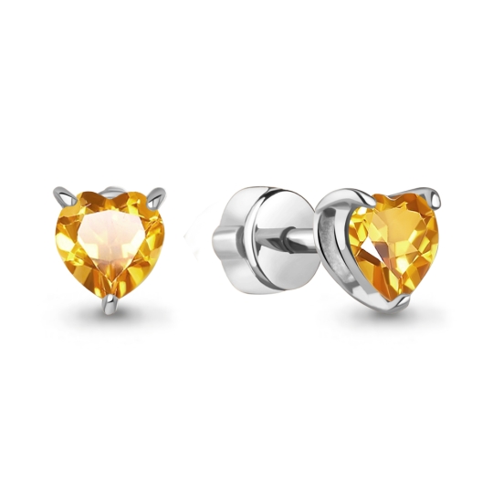 Серьги-конго из серебра