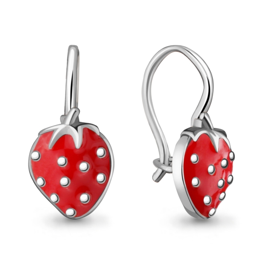 Серьги из серебра с аметистами