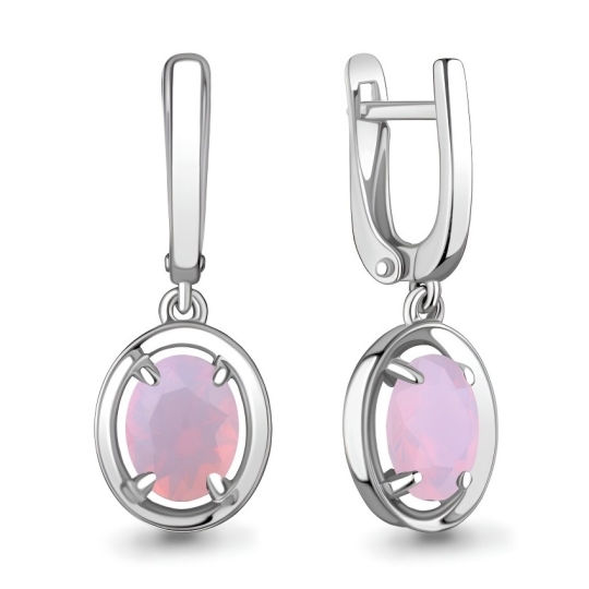 Серьги из серебра с эмалью