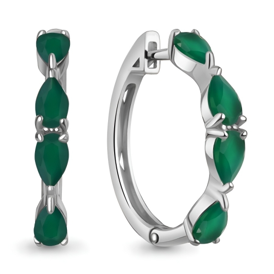 Серьги из серебра