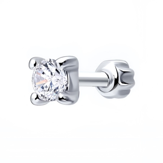 Серьги из серебра с султанитами