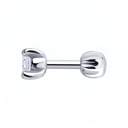 Серьги из серебра с султанитами