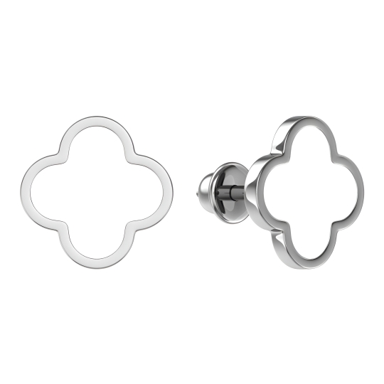 Серьги из серебра с агатами