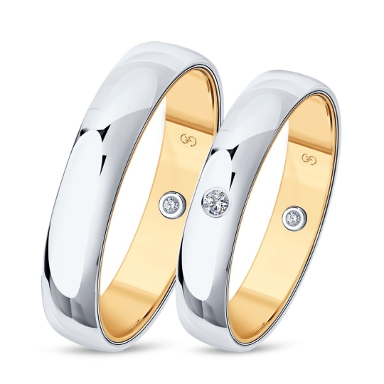 Кольцо из золота с бриллиантами 