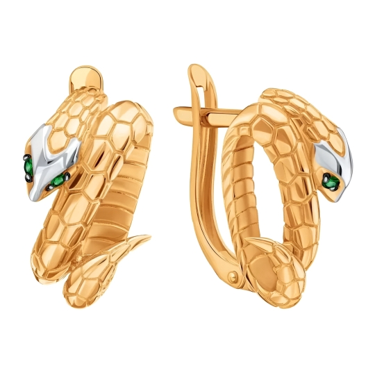 Серьги из белого золота