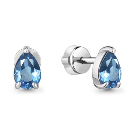 Серьги из серебра с чернением