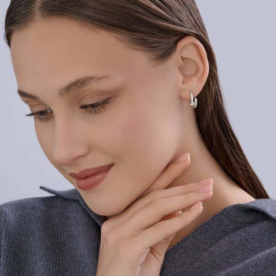 Серьги из серебра