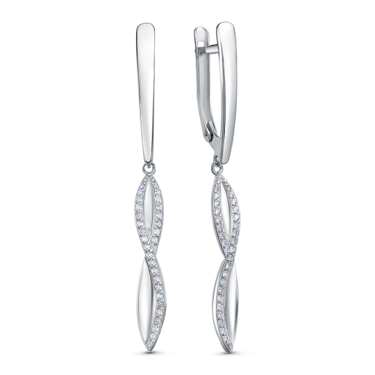 Серьга из серебра 