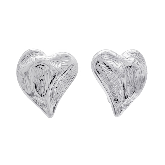 Серьги из серебра с гранатами