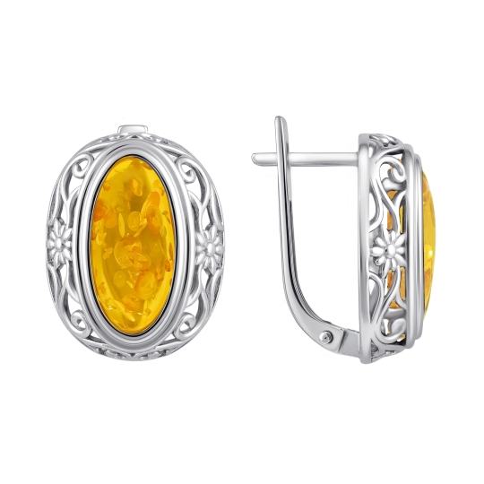 Серьга-кафф из серебра