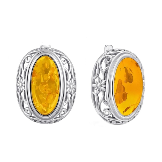 Серьга-кафф из серебра