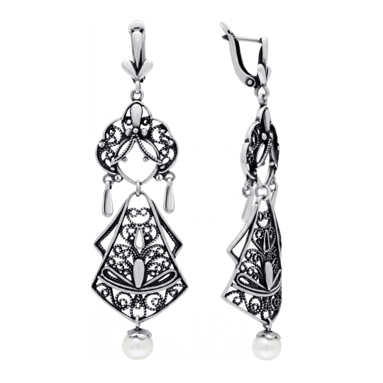 Серьги из серебра