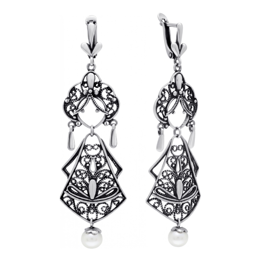 Серьги из серебра