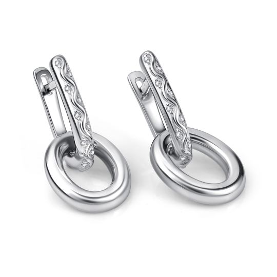 Серьги из серебра