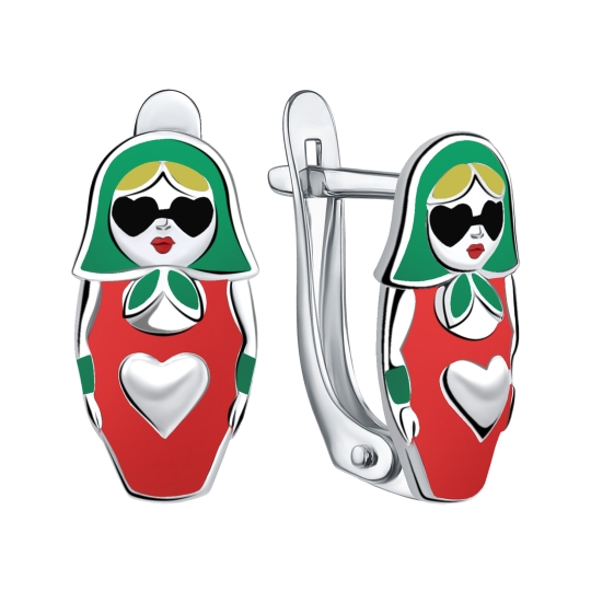 Серьги из серебра