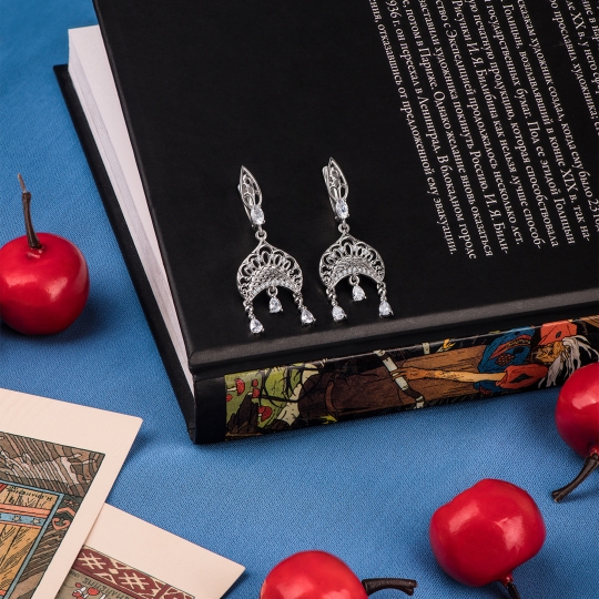 Серьги из серебра 