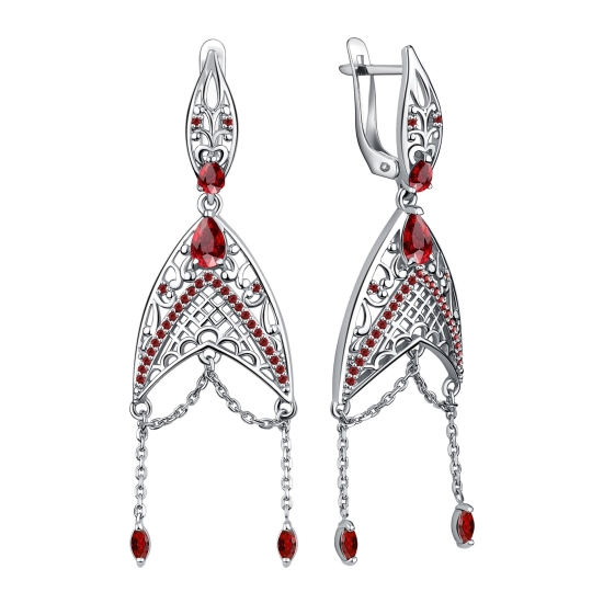 Серьги из серебра