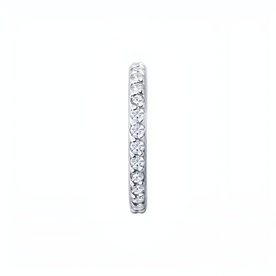 Серьги из белого золота