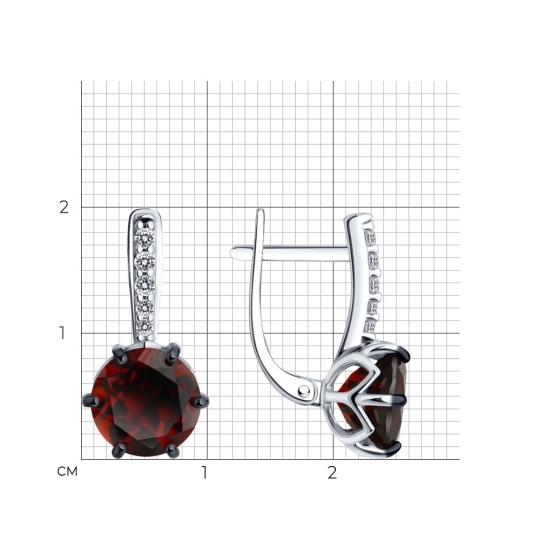 Серьги из серебра