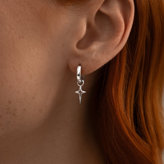 Серьги из серебра