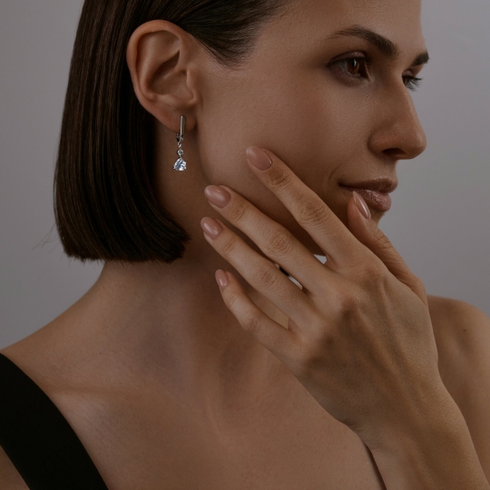 Серьги из серебра