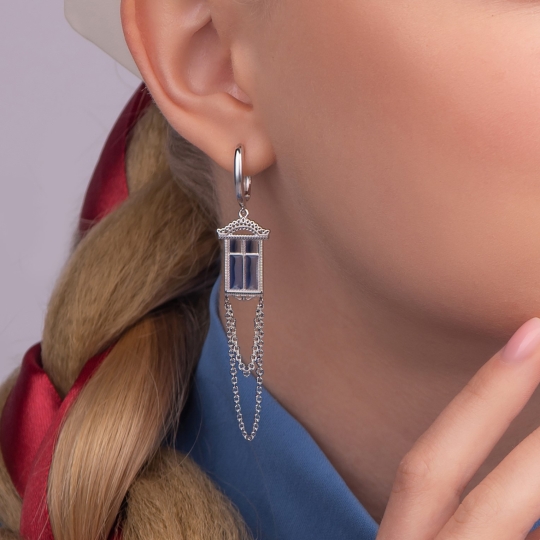 Серьги из серебра