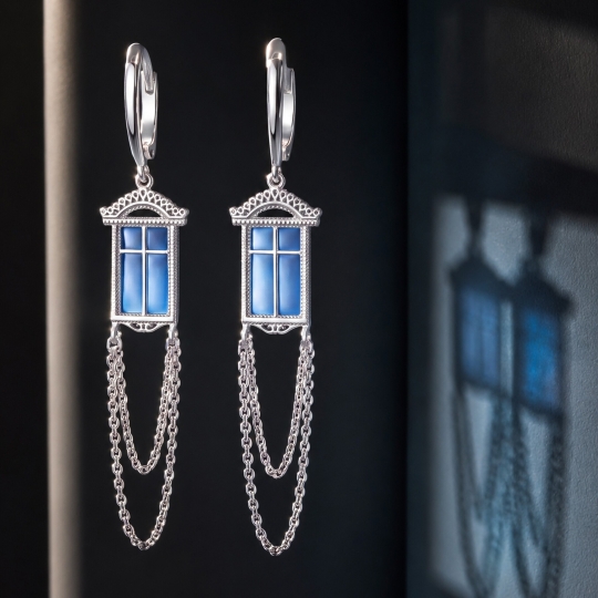Серьги из серебра