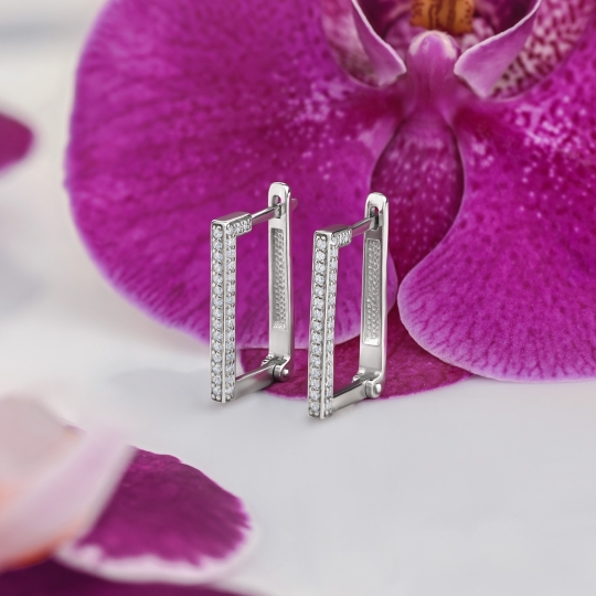 Серьги из серебра
