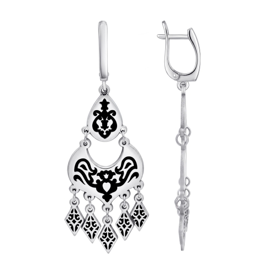 Серьги из серебра