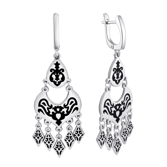 Серьги из серебра