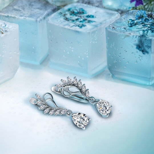 Серьги из серебра