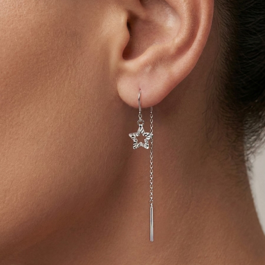 Серьги из серебра