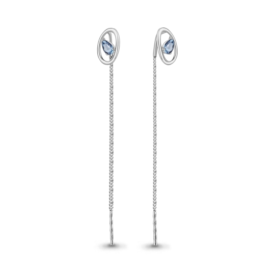 Серьги из серебра