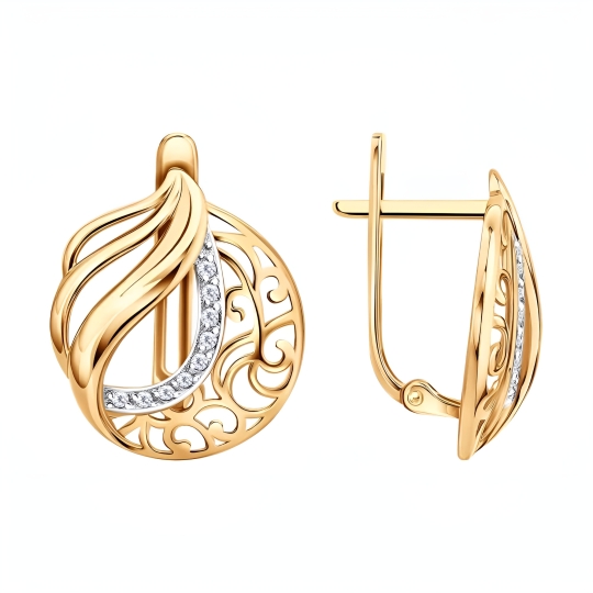 Серьги из золота
