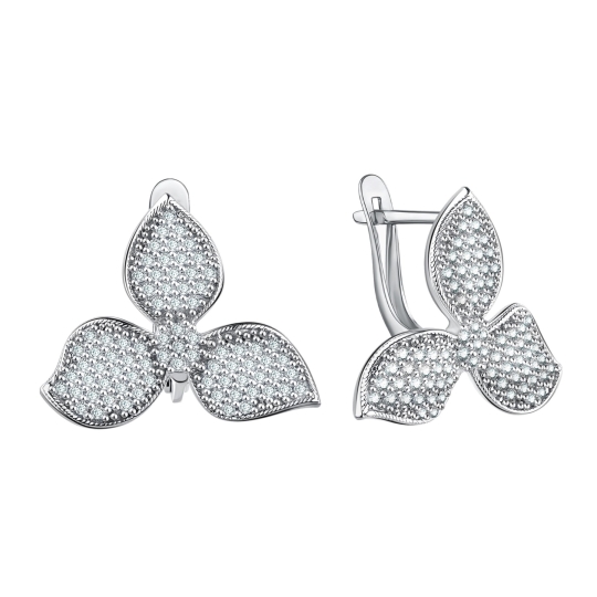 Серьги из серебра