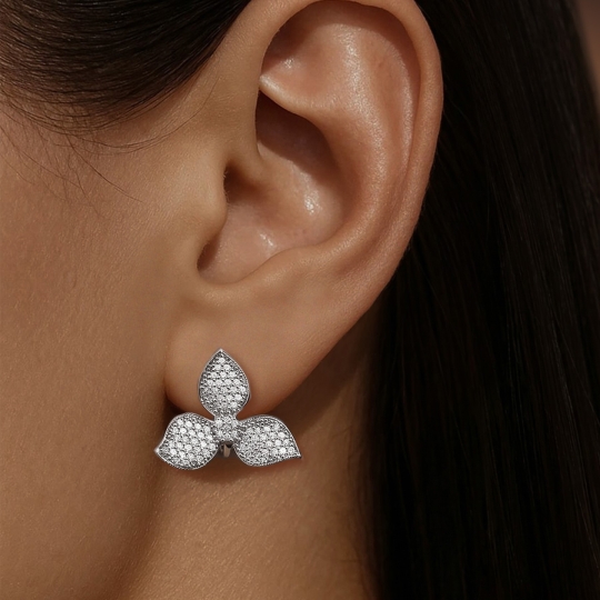 Серьги из серебра