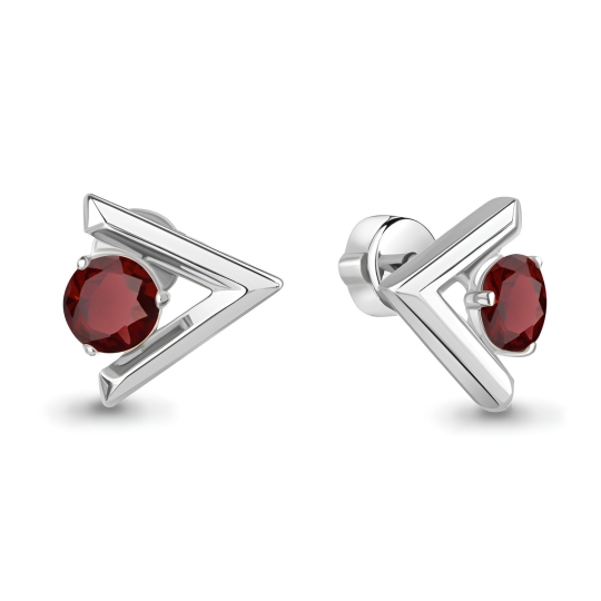 Серьги из серебра с топазами London