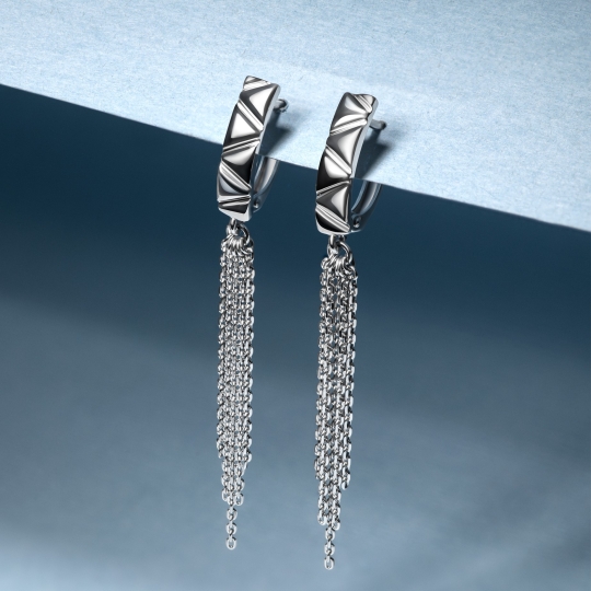 Серьги из серебра
