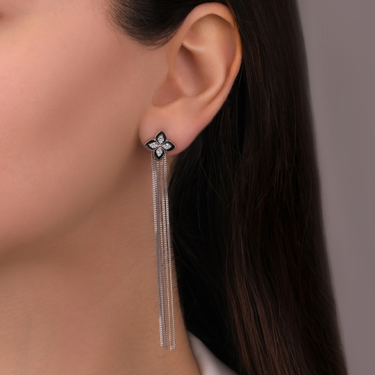 Серьги из серебра