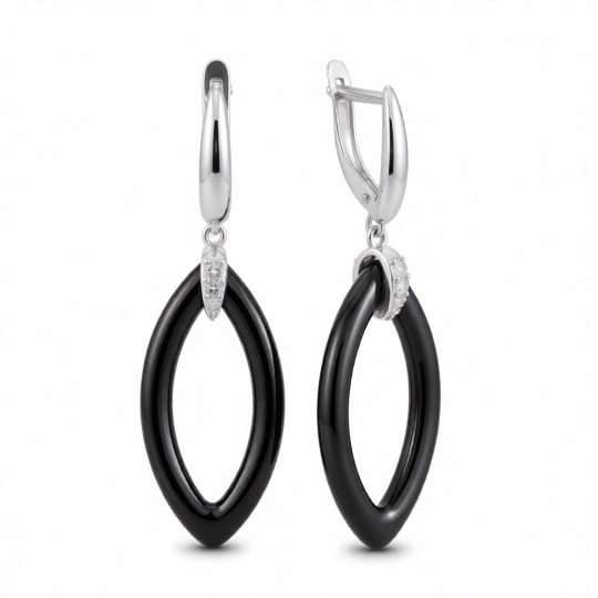 Серьги из серебра