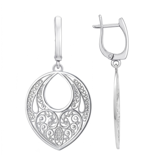 Серьги из серебра 