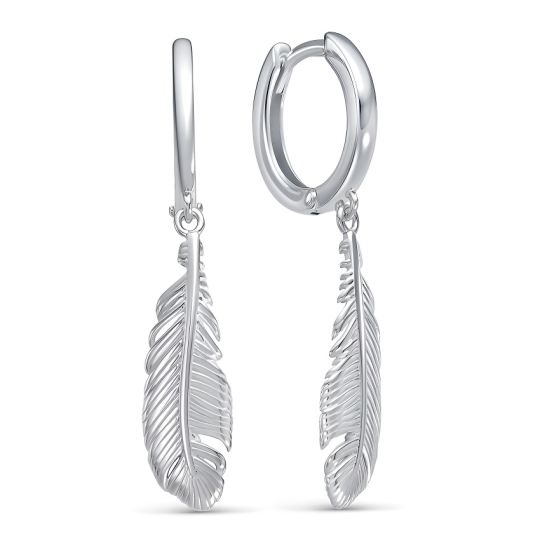 Серьги из серебра с миксом камней