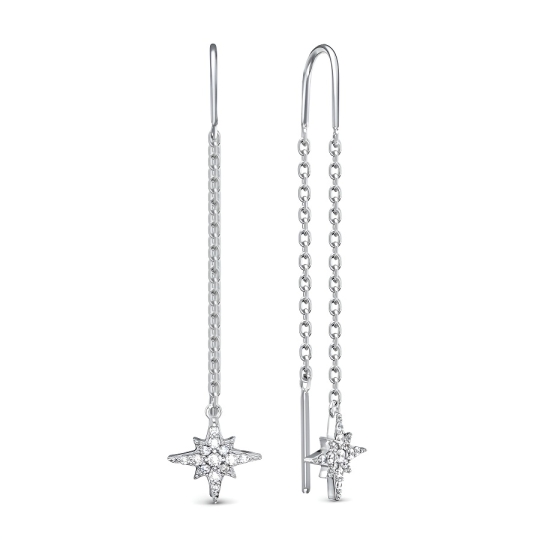 Серьги из серебра